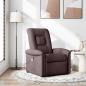 Preview: ARDEBO.de - Massagesessel Dunkelbraun Stoff