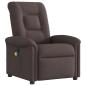 Preview: Massagesessel Dunkelbraun Stoff