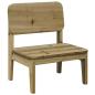 Preview: Gartenst?hle 2 Stk. 60x52,5x72 cm Kiefernholz Impr?gniert