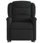 Preview: Massagesessel mit Aufstehhilfe Schwarz Stoff