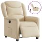 Preview: ARDEBO.de - Relaxsessel Elektrisch Creme Stoff