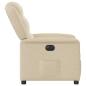 Preview: Relaxsessel Elektrisch Creme Stoff