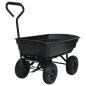 Preview: Garten-Kippwagen 300 kg 75 L Schwarz