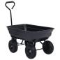 Preview: Garten-Kippwagen 300 kg 75 L Schwarz