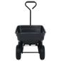 Preview: Garten-Kippwagen 300 kg 75 L Schwarz