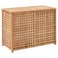 Preview: ARDEBO.de - Wäschekorb 87,5x46x67 cm Massivholz Walnussholz