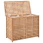 Preview: Wäschekorb 87,5x46x67 cm Massivholz Walnussholz