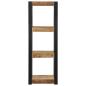 Preview: Wandregal 35x35x100 cm Raues Massivholz Mango
