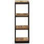 Preview: Wandregal 35x35x100 cm Raues Massivholz Mango