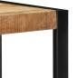 Preview: Wandregal 35x35x100 cm Raues Massivholz Mango
