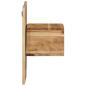 Preview: Nachttisch 50x27x50 cm Massivholz Akazie