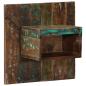 Preview: Nachttisch Mehrfarbig 50x27x50 cm Altholz Massiv