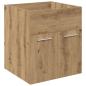 Preview: Waschbeckenunterschrank mit Einbaubecken und Wasserhahn