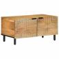 Preview: ARDEBO.de - Couchtisch Braun 80x50x40 cm Massivholz Mango