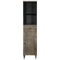 Preview: Badschrank 38x33x160 cm Massivholz Mango