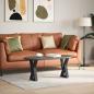 Preview: ARDEBO.de - Couchtischbeine 2 Stk. Schwarz 28x(42-43,3) cm Stahl