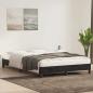 Preview: Bettgestell ohne Matratze Schwarz 160x210 cm Samt