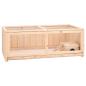 Preview: ARDEBO.de - Hamsterkäfig 104x52x38 cm Massivholz Tanne