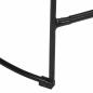 Preview: Barhocker 2 Stk. Schwarz 45x40x62 cm Mango Massivholz