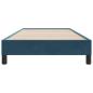 Preview: Boxspringbett ohne Matratze Dunkelblau 80x210 cm Samt