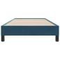 Preview: Boxspringbett ohne Matratze Dunkelblau 90x210 cm Samt