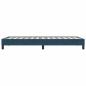 Preview: Boxspringbett ohne Matratze Dunkelblau 90x210 cm Samt