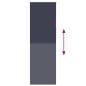 Preview: Verdunkelungsrollo Marineblau 85x230cm Stoffbreite 80,7 cm