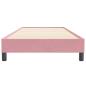 Preview: Boxspringbett ohne Matratze Rosa 100x220 cm Samt