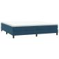 Preview: Boxspringbett ohne Matratze Dunkelblau 200x210 cm Samt