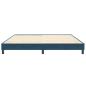 Preview: Boxspringbett ohne Matratze Dunkelblau 200x210 cm Samt