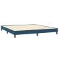 Preview: Boxspringbett ohne Matratze Dunkelblau 200x210 cm Samt