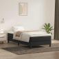 Preview: ARDEBO.de - Boxspringbett ohne Matratze Schwarz 80x220 cm Samt