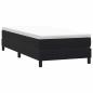 Preview: Boxspringbett ohne Matratze Schwarz 80x220 cm Samt