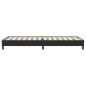 Preview: Boxspringbett ohne Matratze Schwarz 80x220 cm Samt