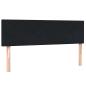 Preview: Boxspringbett mit Matratze Schwarz 160x210 cm Samt