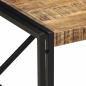 Preview: Couchtisch 80x80x35 cm Raues Massivholz Mango