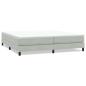 Preview: Boxspringbett ohne Matratze Hellgrau 200x220 cm Samt