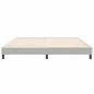 Preview: Boxspringbett ohne Matratze Hellgrau 200x220 cm Samt