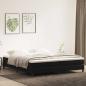 Preview: ARDEBO.de - Boxspringbett ohne Matratze Schwarz 200x220 cm Samt