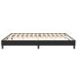 Preview: Boxspringbett ohne Matratze Schwarz 200x220 cm Samt