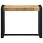 Preview: Bank 60x35x45 cm Raues Massivholz Mango