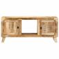 Preview: TV-Schrank 105x46x32 cm Raues Massivholz Mango