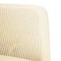 Preview: Zweisitzer-Sofa Creme 109 cm Cordstoff