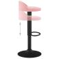 Preview: Barhocker Rosa Samt