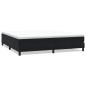 Preview: Boxspringbett ohne Matratze Schwarz 200x210 cm Samt