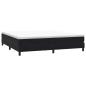 Preview: Boxspringbett ohne Matratze Schwarz 200x210 cm Samt