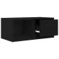 Preview: TV-Schrank Schwarz Eichen-Optik 60x31x25,5 cm Holzwerkstoff