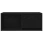 Preview: TV-Schrank Schwarz Eichen-Optik 60x31x25,5 cm Holzwerkstoff