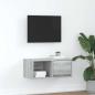 Preview: ARDEBO.de - TV-Schrank Grau Sonoma 60x31x25,5 cm Holzwerkstoff