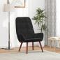 Preview: ARDEBO.de - Relaxsessel Schwarz Samt